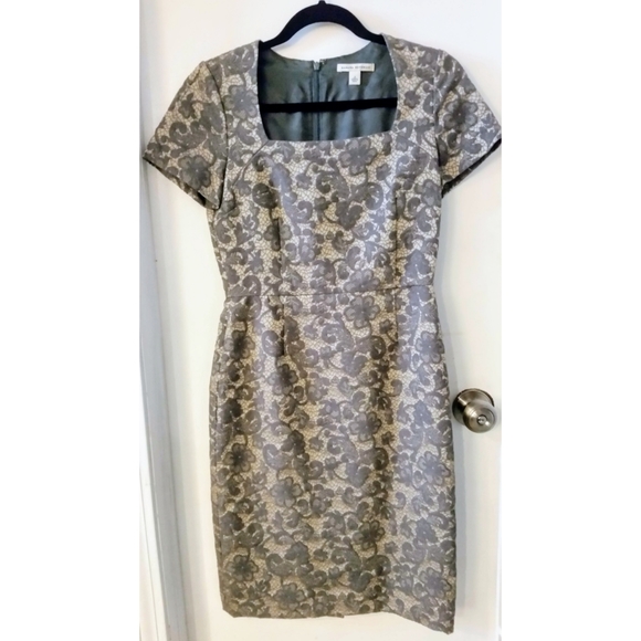 Banana Republic Brocade Cocktail Dress - Picture 6 of 7